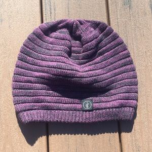 Purple beanie